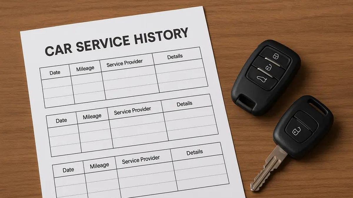 Comparison of full and partial vehicle service history records