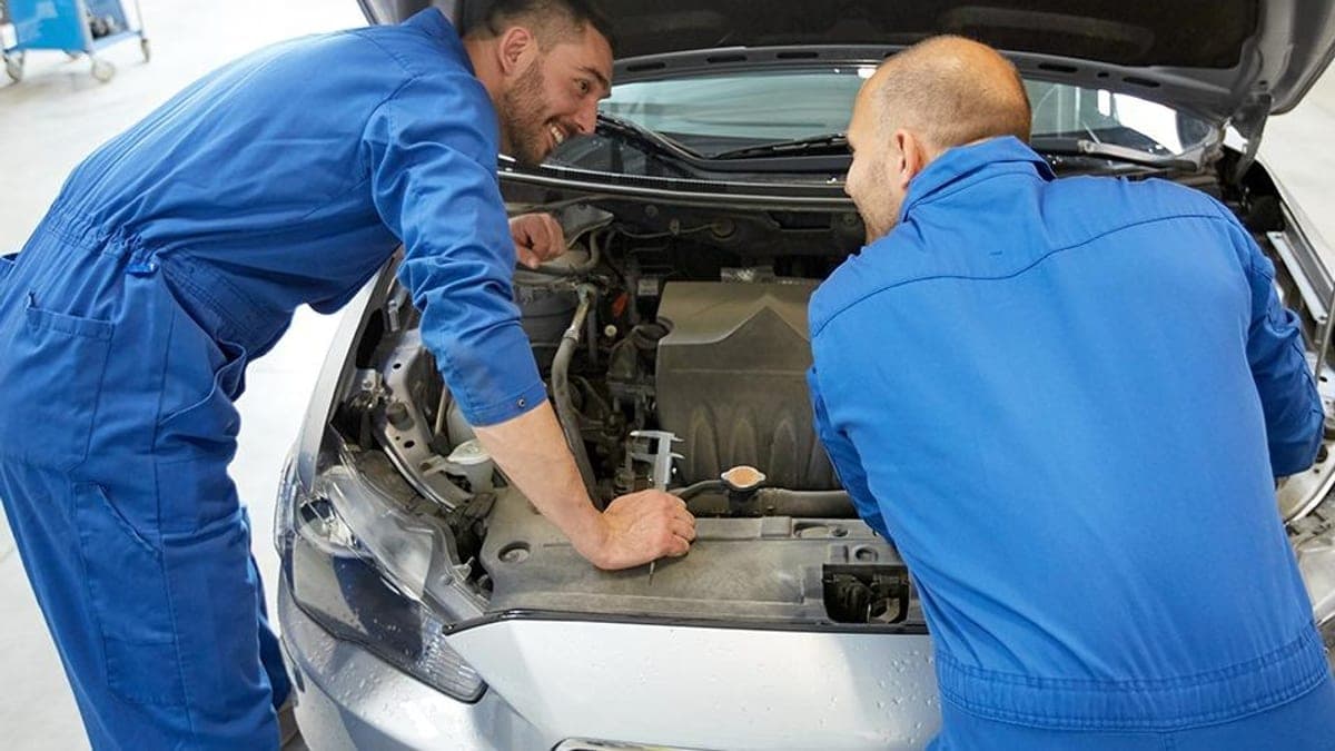 Organised folder of vehicle service documents ready for a car sale