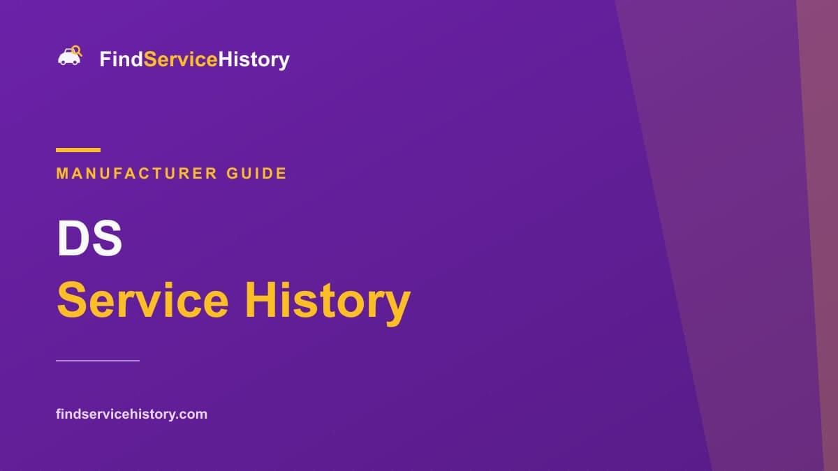 Guide to checking DS service history
