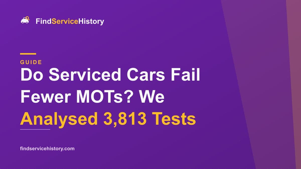 MOT test certificate alongside a digital service record