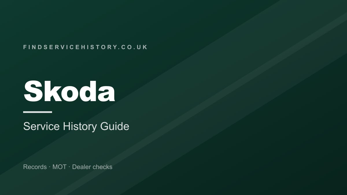 How to Check Skoda Service History (2026 Guide)